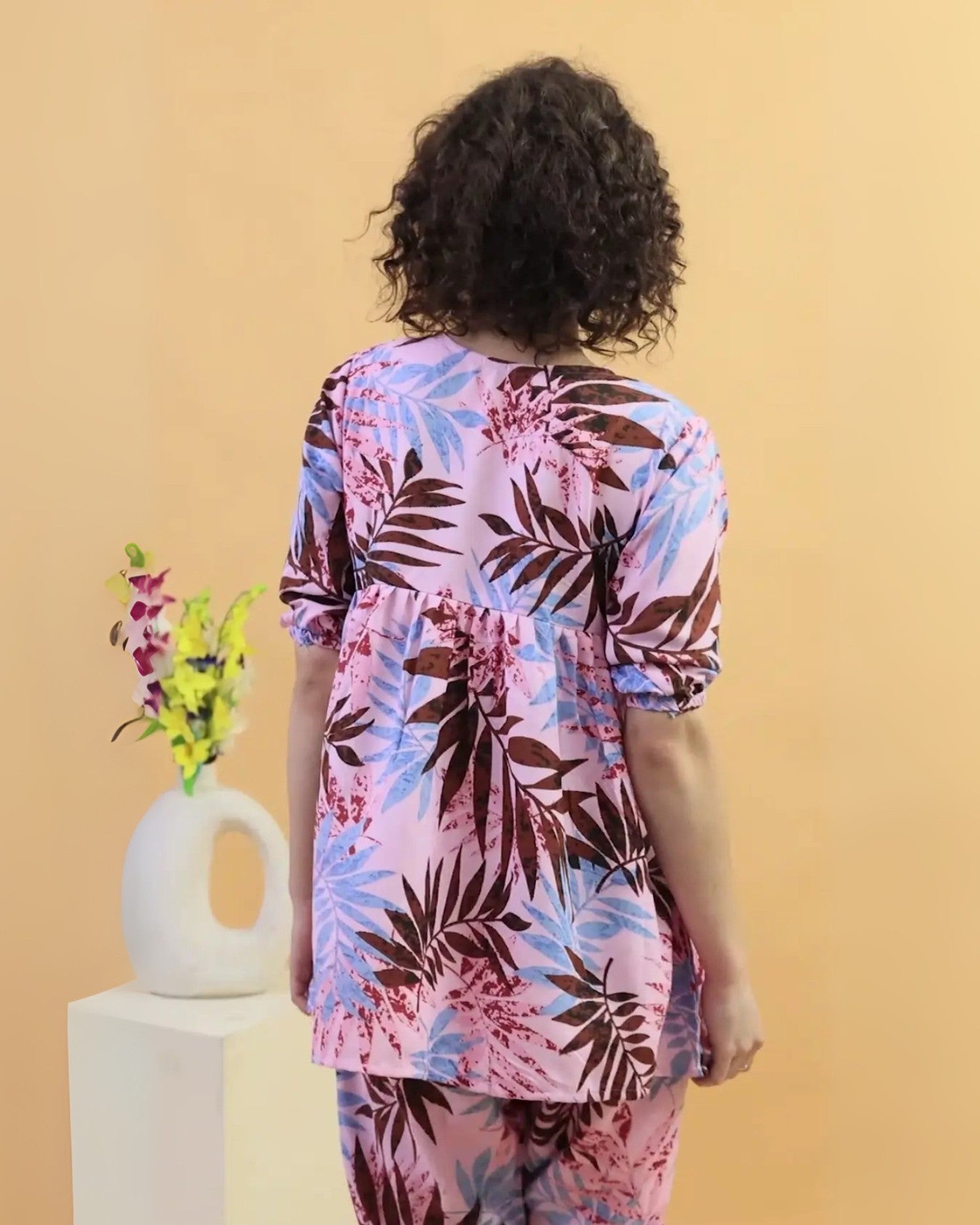 Pink Floral Co-Ord Set
