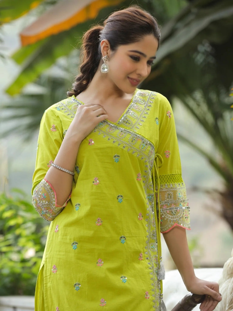 Designer Chanderi Silk Embroidered Co-Ord Set for Women – Party Wear Collection_ssvf_SARA(950)