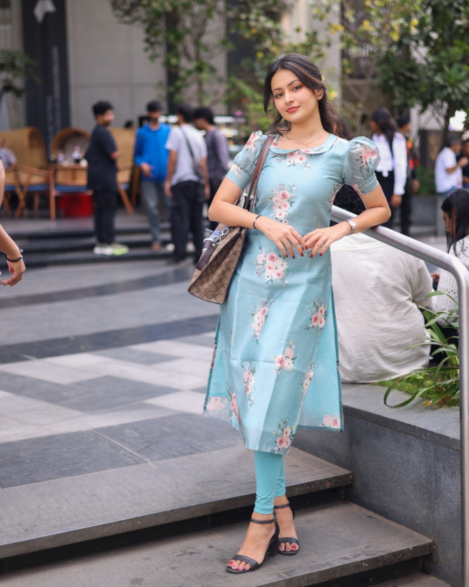 Blue Aqua Kurti