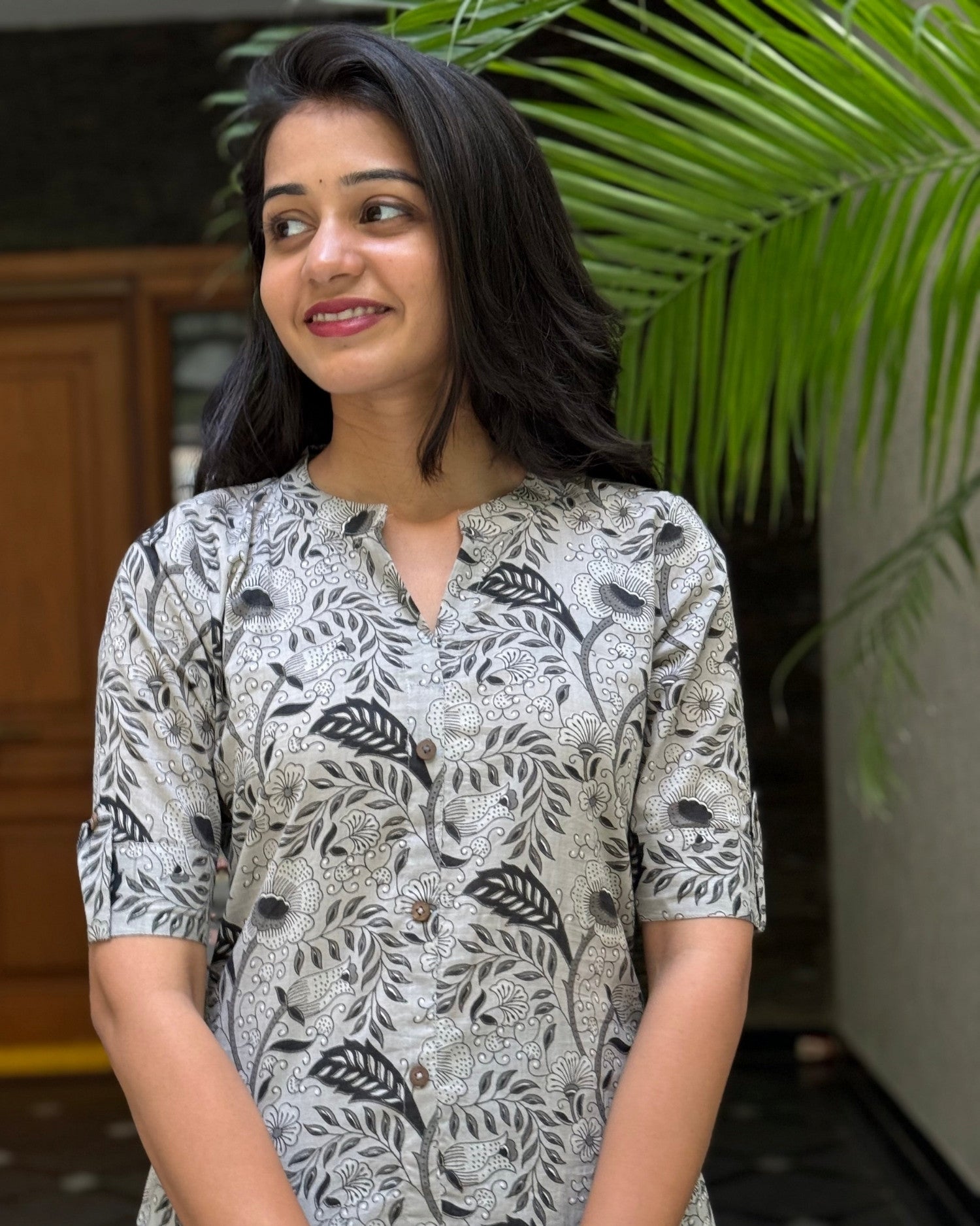 Floral Cotton Kurti