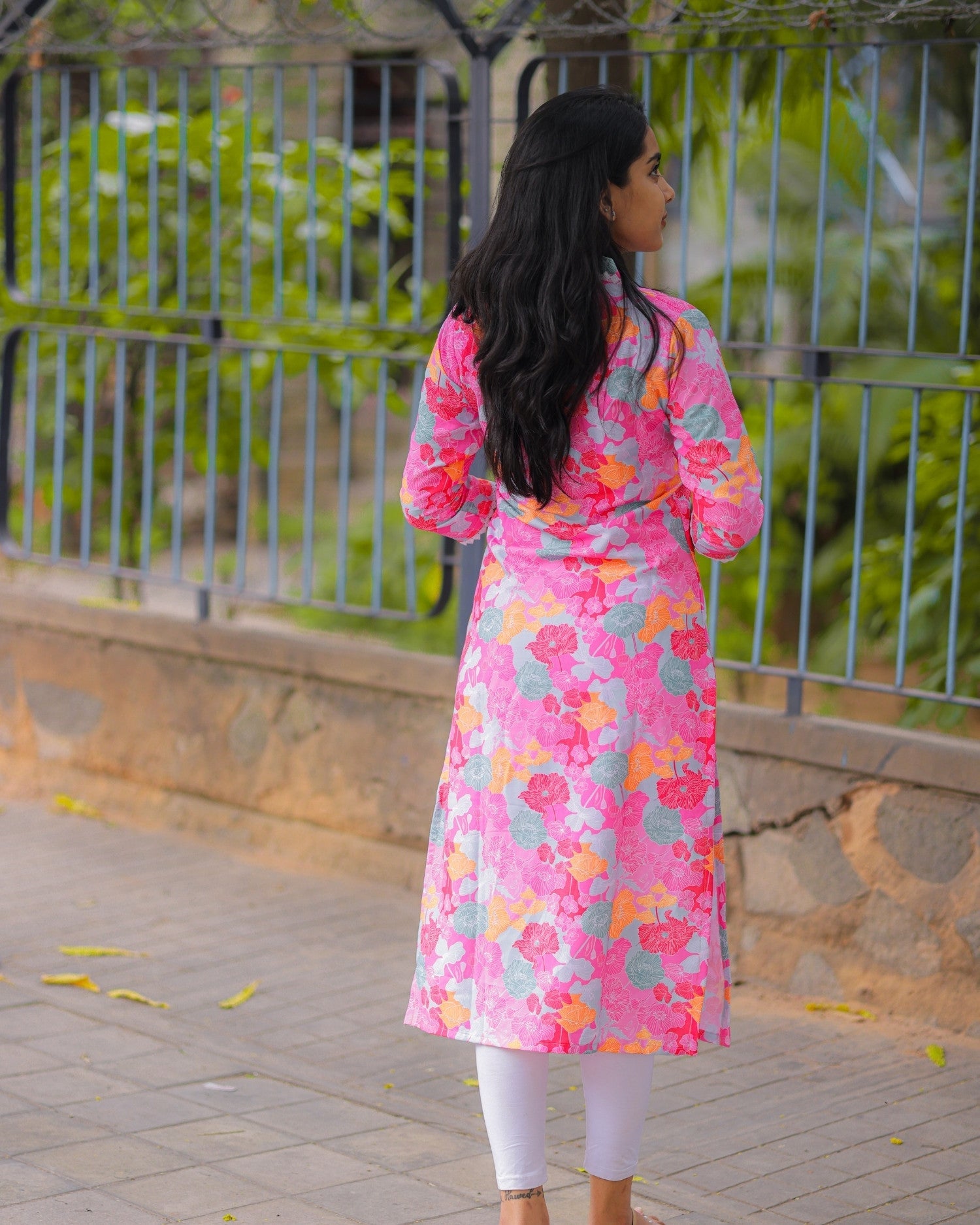 Pink Cotton Kurti