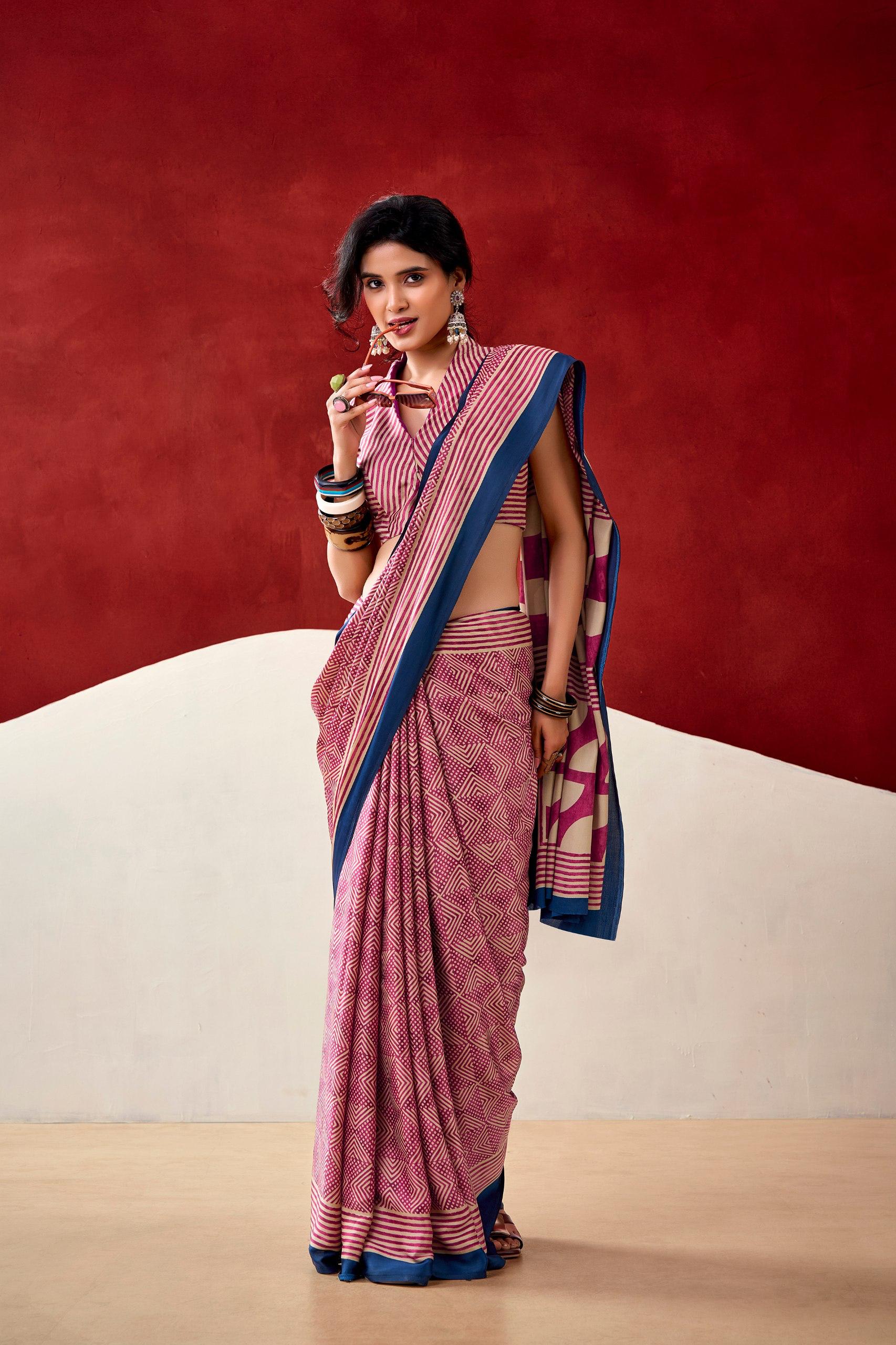 Model Silk Digital Print Saree_650SSVF