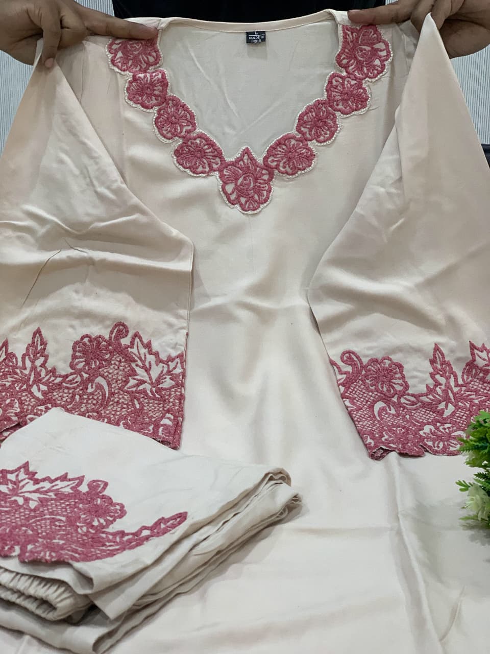 Rayon Cotton Embroidered Karachi Cord Set ssvf_Karachi Cord Set_ssvf.970