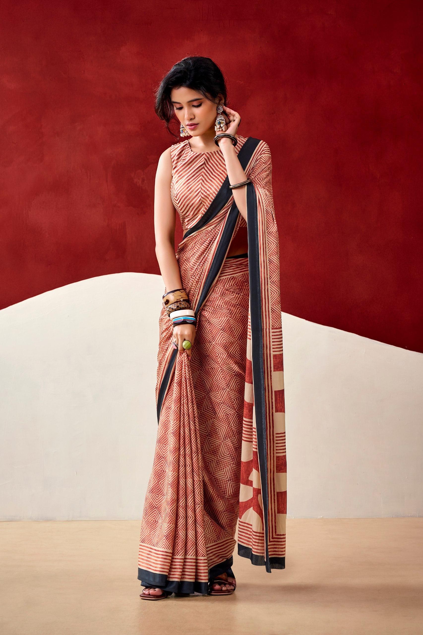 Model Silk Digital Print Saree_650SSVF