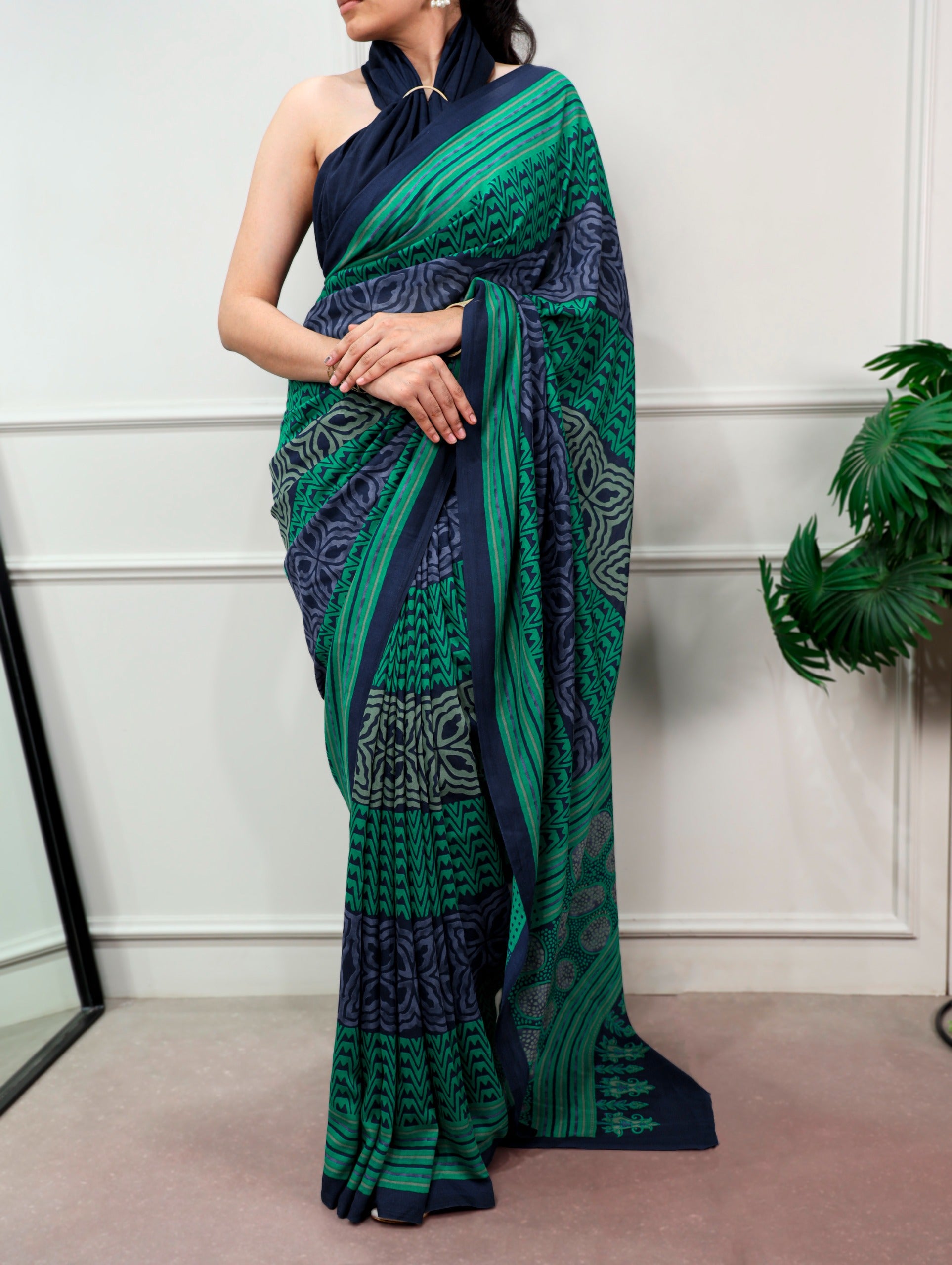 Poly Mal Cotton Printed Saree – YUTIKA-01.550SS