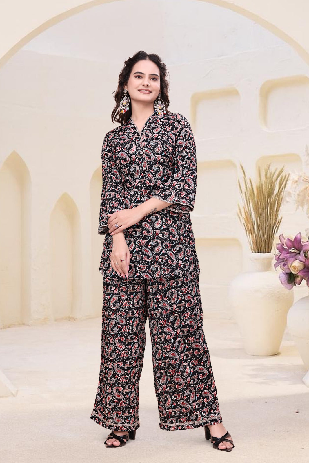 Printed Co-Ord Set for Women Casual Wear ssvf_Code 682