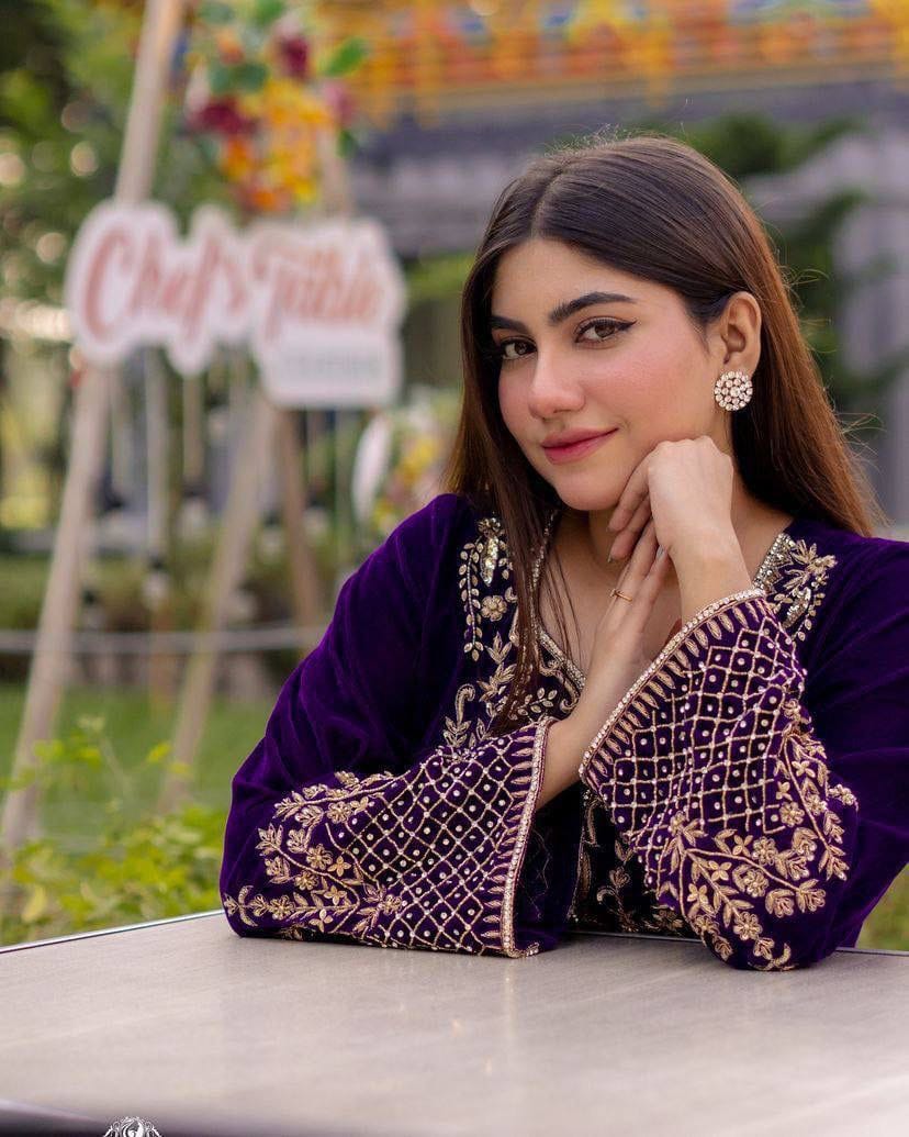 Premium Velvet Embroidered Kurta & Plazzo Set with Dupatta | Party & Festive Wear (3 Pc Set)