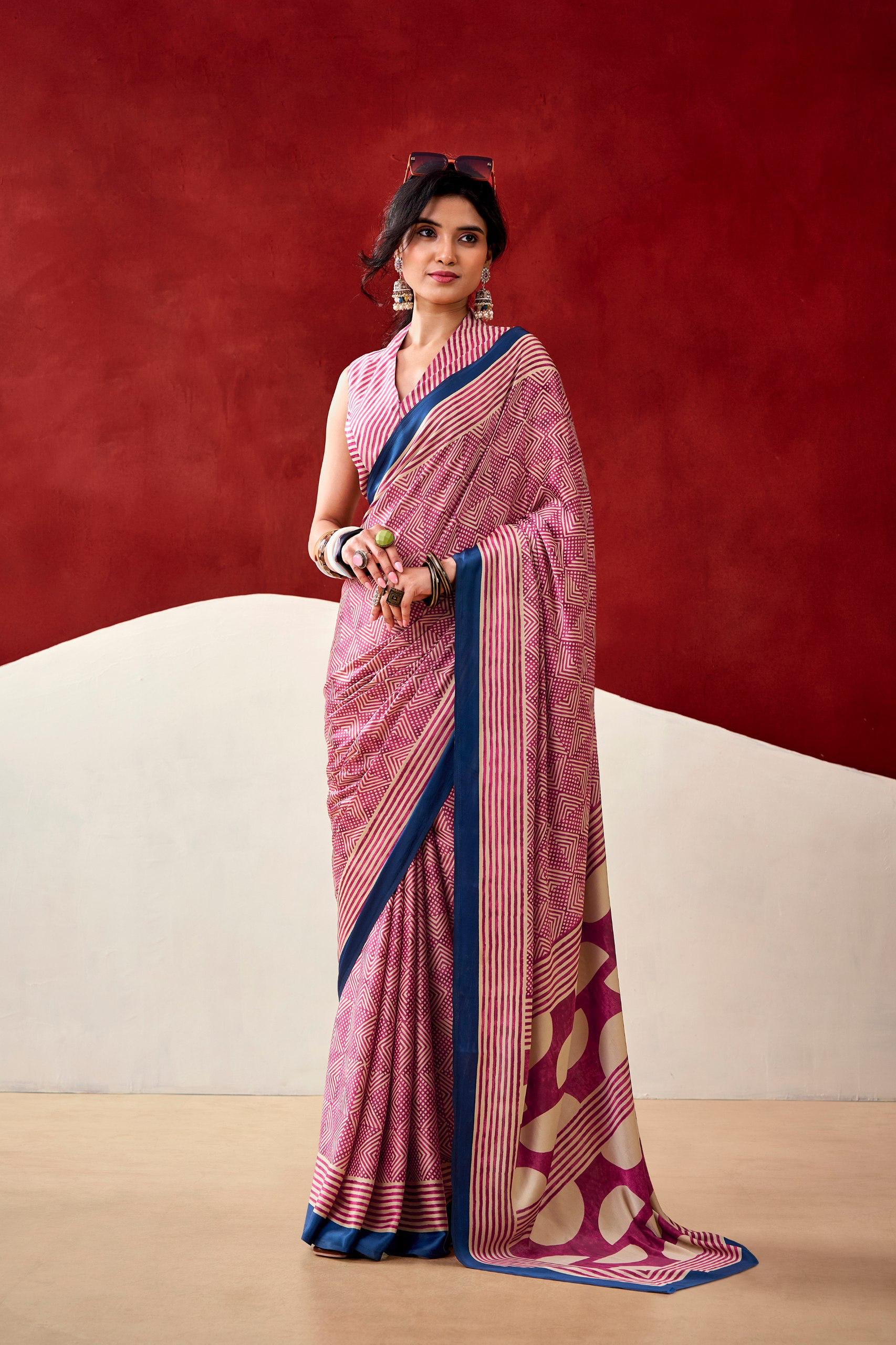 Model Silk Digital Print Saree_650SSVF
