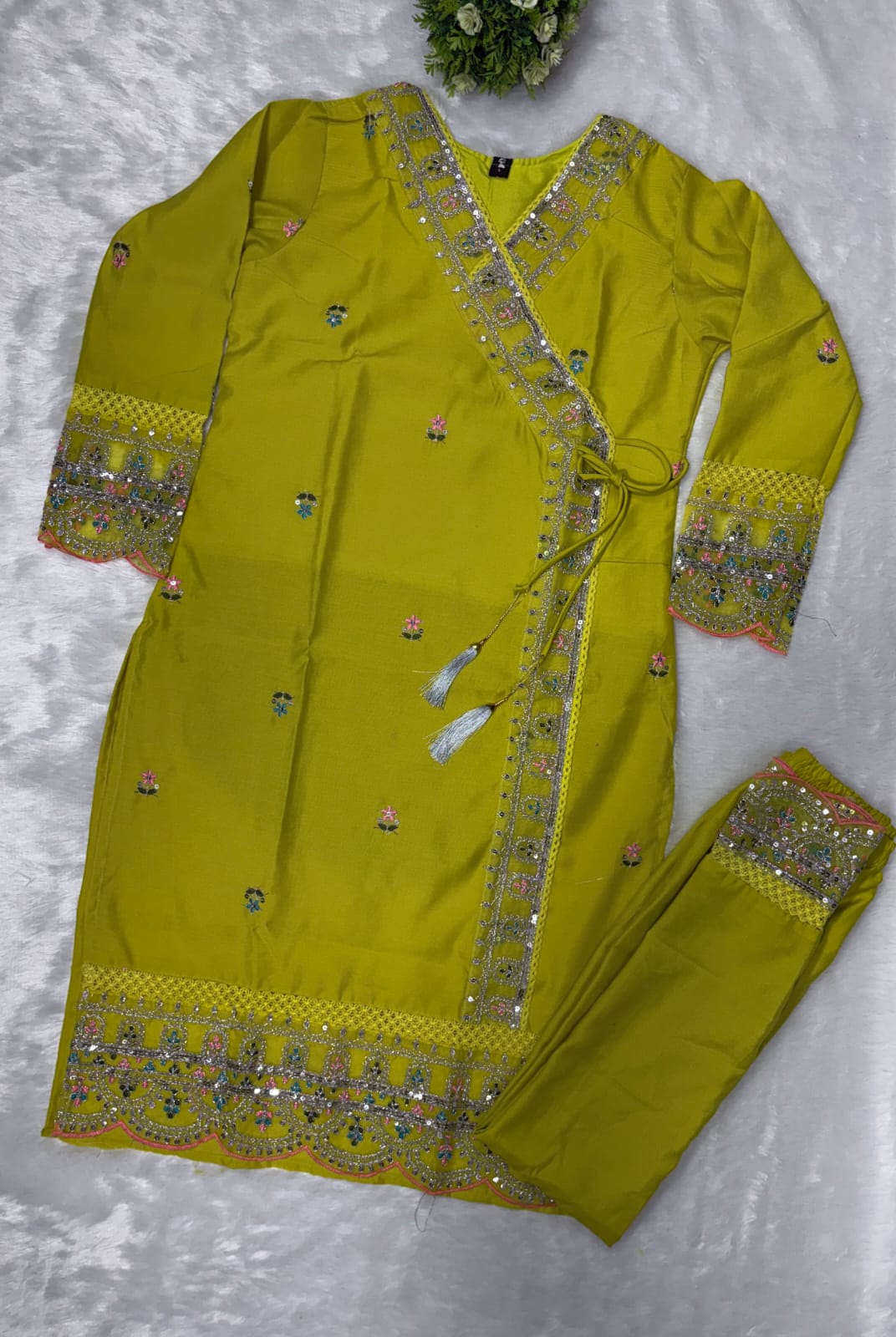 Designer Chanderi Silk Embroidered Co-Ord Set for Women – Party Wear Collection_ssvf_SARA(950)