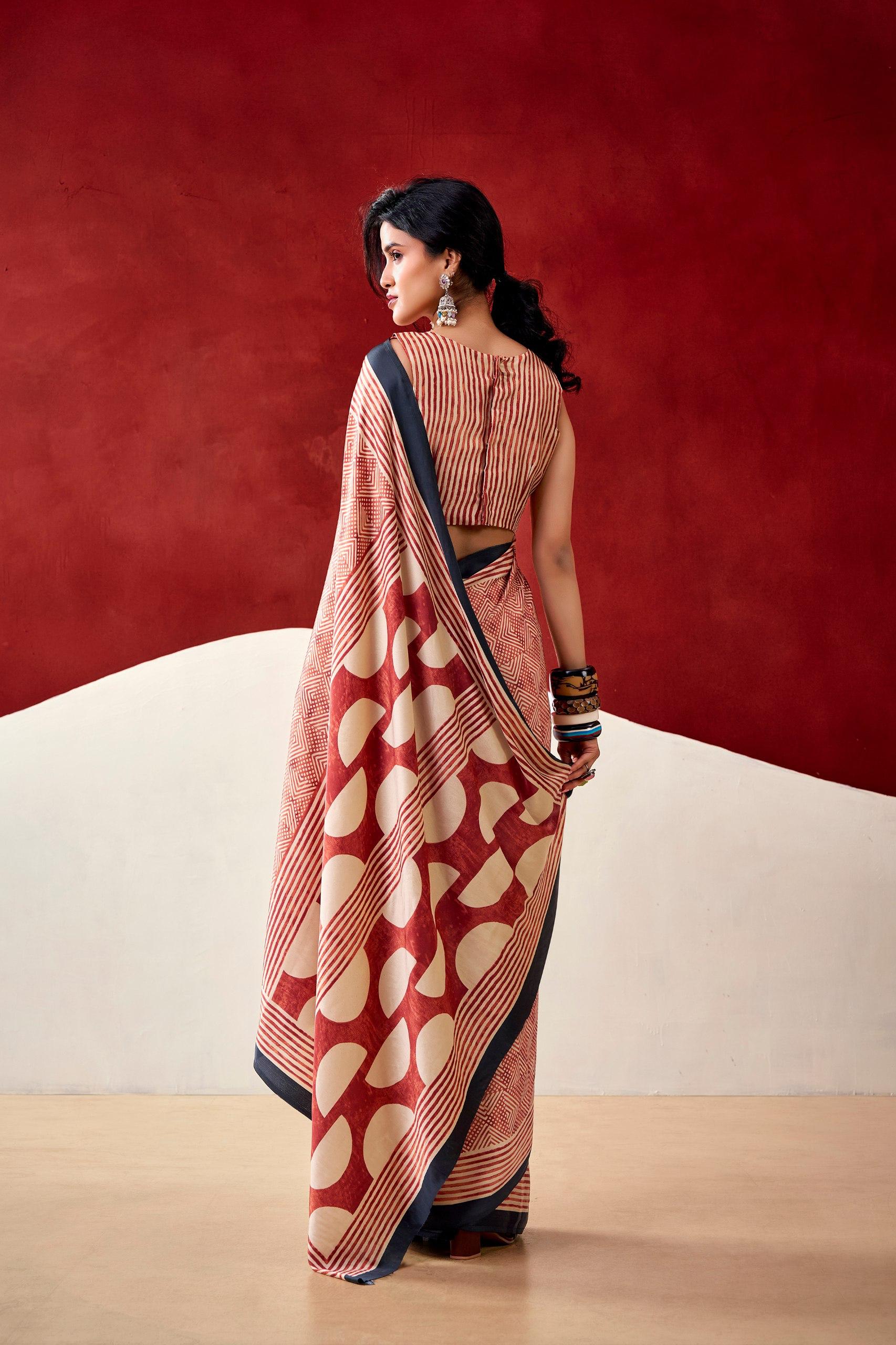 Model Silk Digital Print Saree_650SSVF