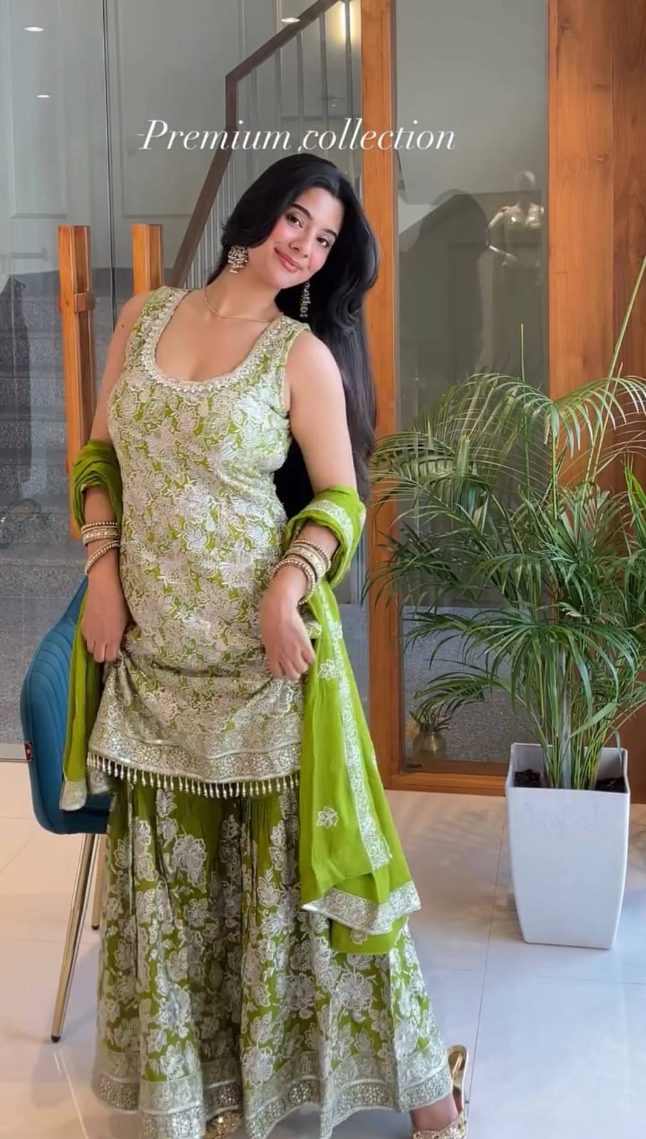 Festive Edition – Heavy Embroidered Georgette Sharara Suit with Dupatta | Premium 3 Pc Set