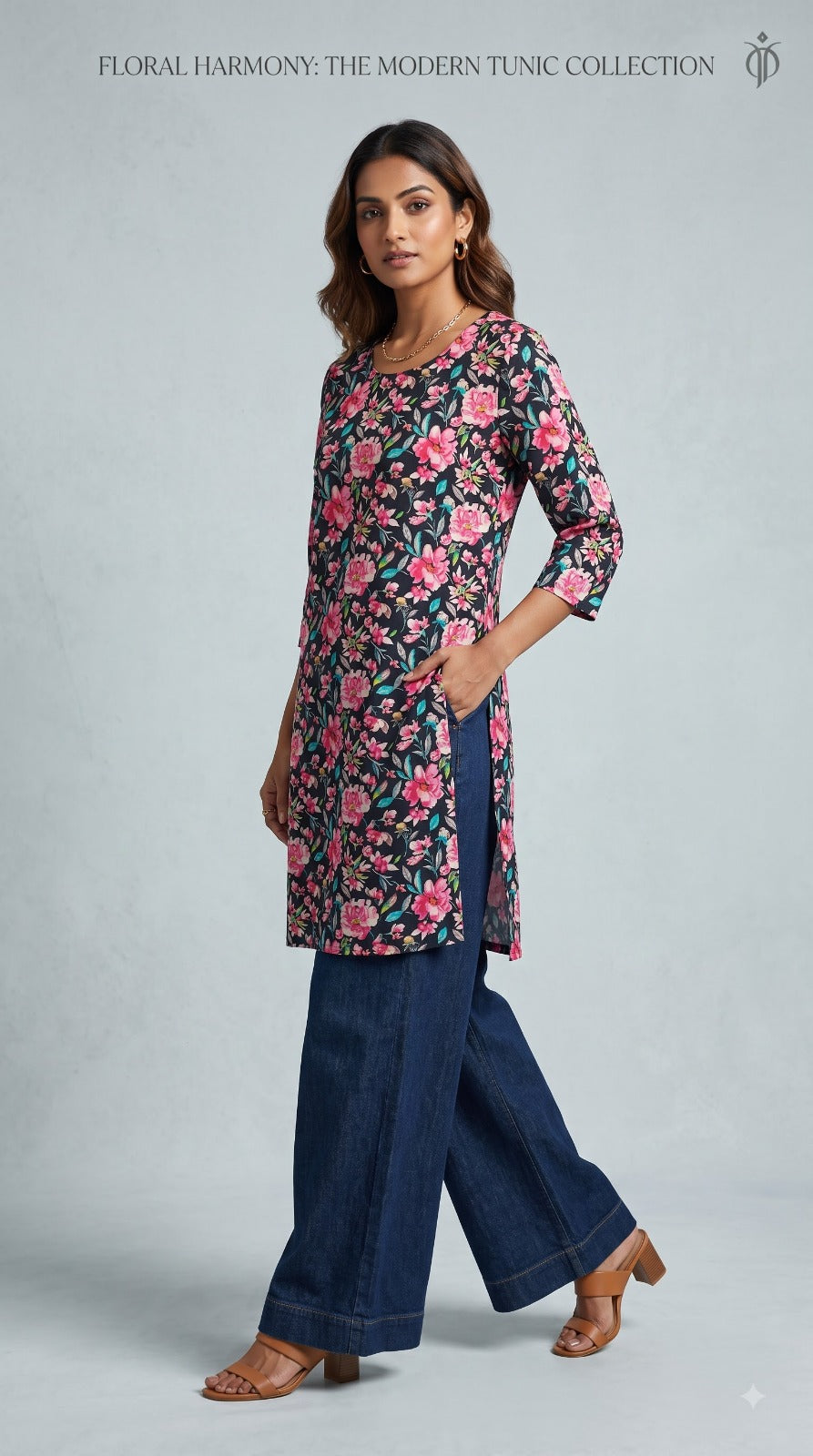 Premium Rayon Slub Floral Printed Women’s Kurti – Soft, Comfortable & Stylish (S to XXL)