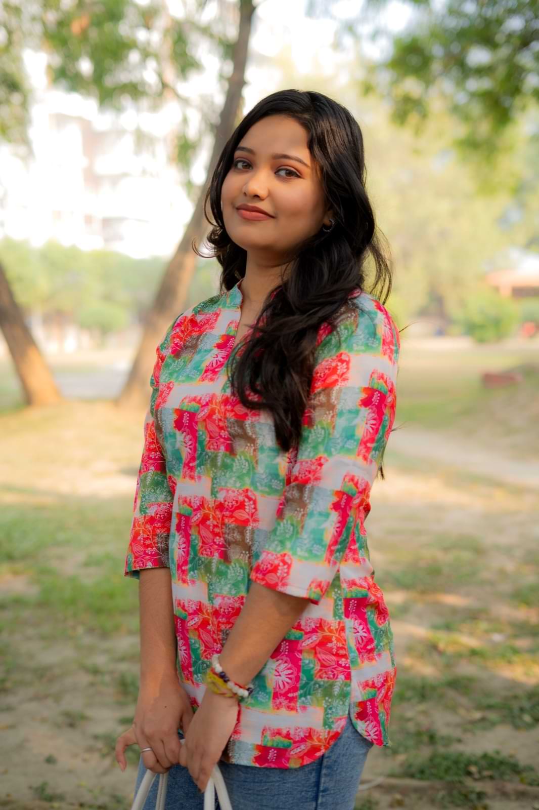 Premium Rayon Slub Floral Printed Women’s Top – Comfortable & Stylish (S to XXL)