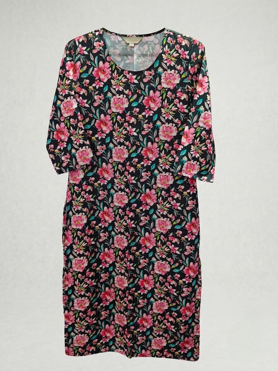 Premium Rayon Slub Floral Printed Women’s Kurti – Soft, Comfortable & Stylish (S to XXL)
