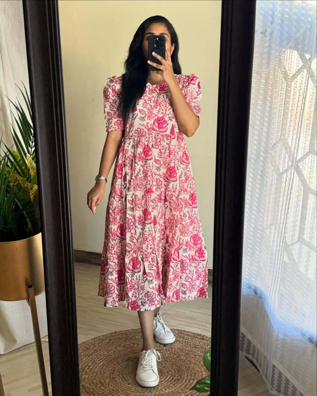 Soft Cotton Printed Kurti | Maternity Friendly & Lightweight