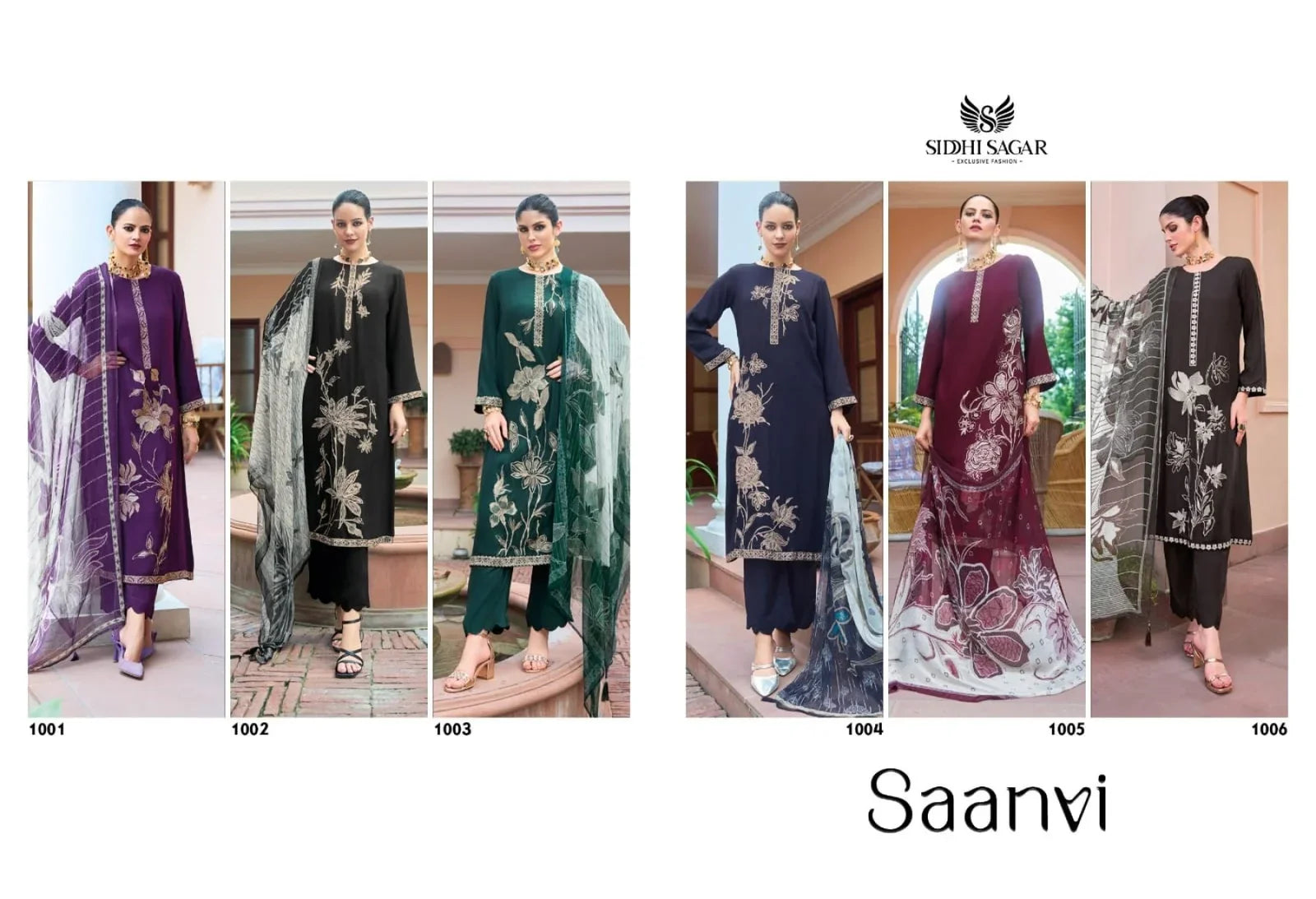 Siddhi Sagar SAANVI Collection Elegant Winter Wear Suit Set With Digital Print Dupatta